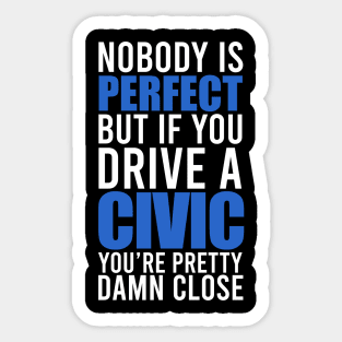 Honda Civic Owners Sticker